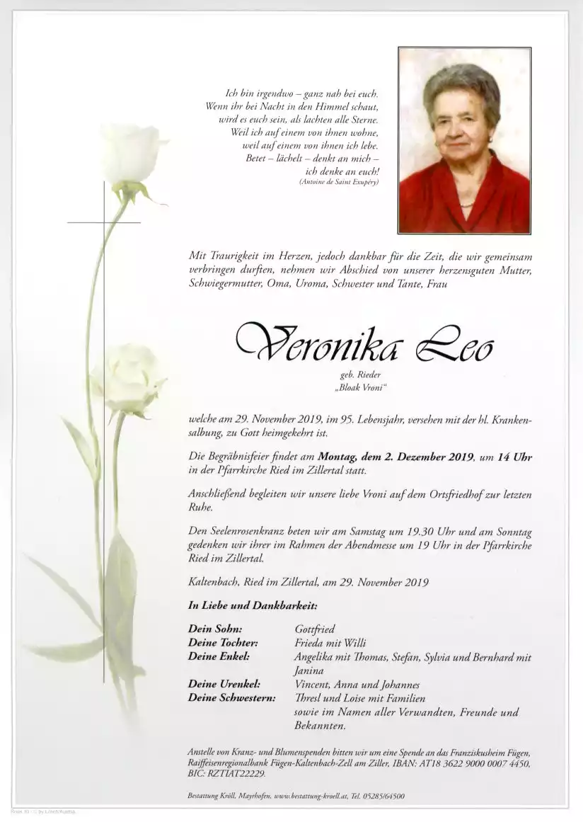 Parte von Veronika Leo